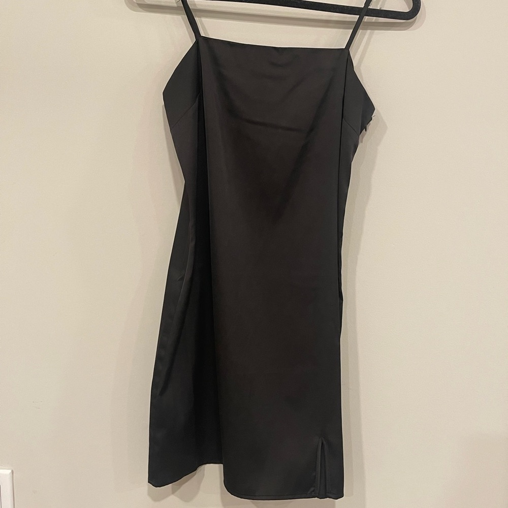 Forever 21 Black Mini Slip Dress